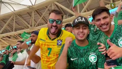 Brasileiro se junta a sauditas após vitória contra a Argentina