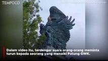 Benarkah Ini Video Bunuh Diri dari Patung Garuda Wisnu Kencana?