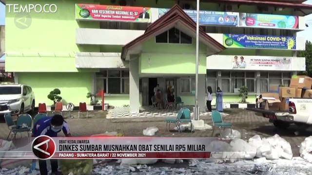 Obat-obatan Senilai 5 Miliar Dimusnahkan Dinas Kesehatan