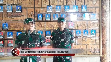 KSAD Minta Personel TNU Mampu Merangkul KKB Kembali ke NKRI