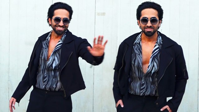 आयुष्मान खुराना अपनी फिल्म एन एक्शन हीरो का प्रमोशन करने बनठन के पहुंचे फिल्मसिटी