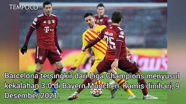 Kalah 3-0 dari Bayer Munchen, Barcelona Tersingkir dari Liga Champions