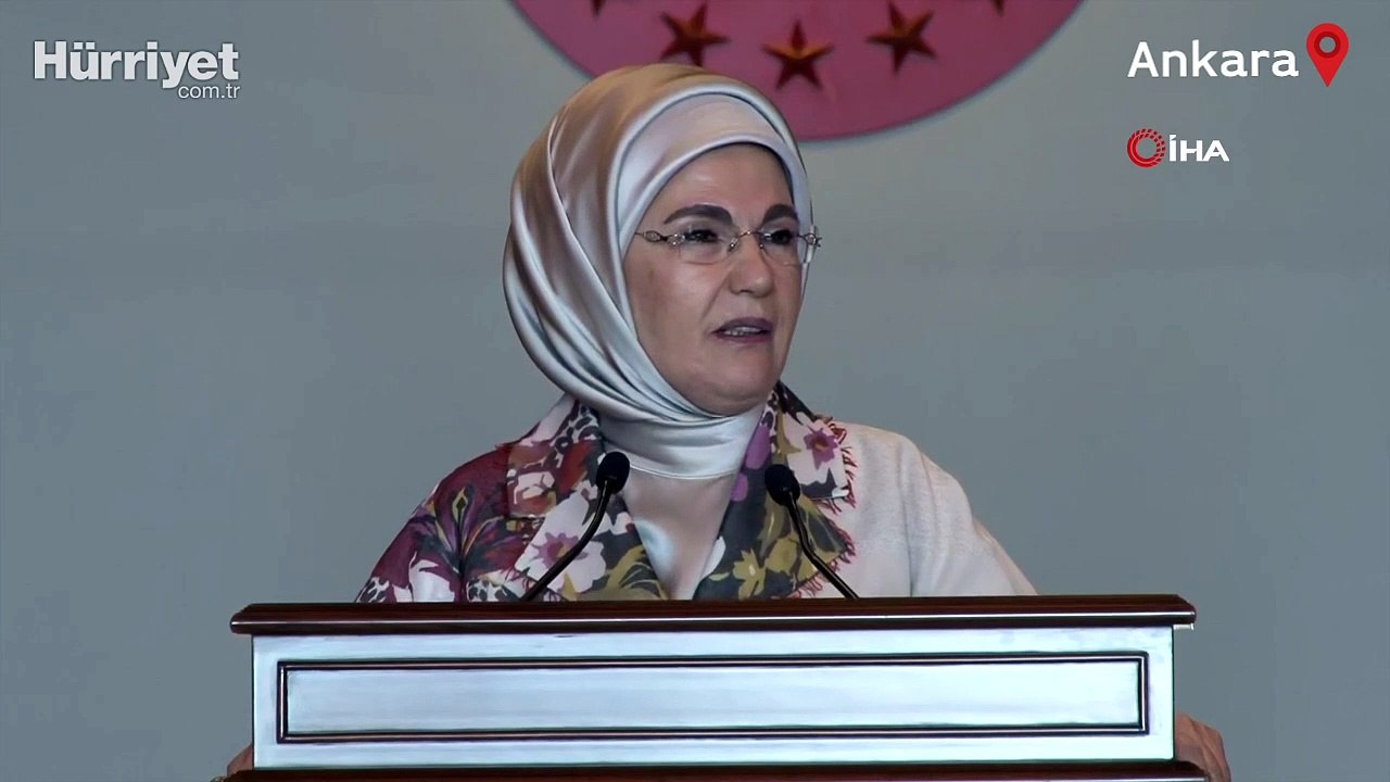 Emine Erdoğan, Uluslararası Çocuk Forumu Kapanış Programı'na katıldı