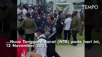 Video herunterladen: Jajal Sirkuit Mandalika, Presiden Jokowi Keliling Sirkuit Naik Motor Kustom