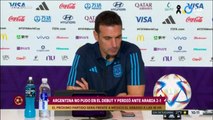Palabras de Lionel Scaloni tras la derrota de la selección Argentina