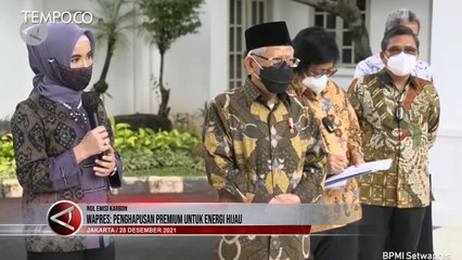 下载视频: Wapres Ma'ruf Amin Sebut Penghapusan Premium untuk Energi Hijau