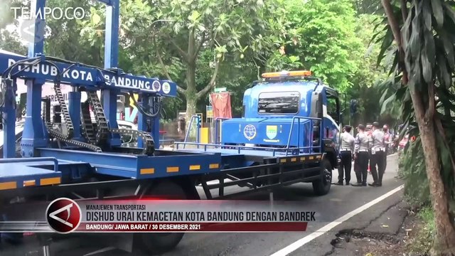 Inovasi Dishub Bandung Urai Kemacetan, Pakai Mobil Derek Otomatis