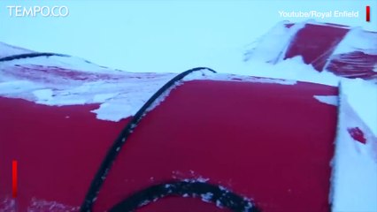 Ekspedisi Royal Enfield Himalayan Jelajahi Kutub Selatan, Lintasi Iklim Ekstrem