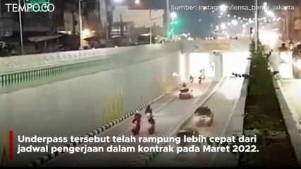 Underpass Bulak Kapal Bekasi Timur Jalani Uji Coba, Begini Penampakannya
