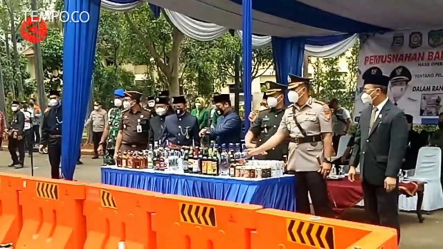 Musnahkan Miras, Pemkot Tangerang Inginkan Warga Akhlakul Karimah