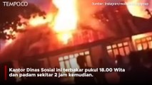 Kantor Dinas Sosial Kendari Kebakaran, Polisi Selidiki Penyebabnya