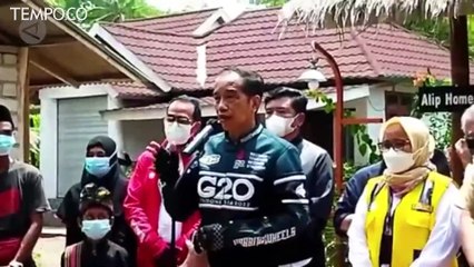 Naik Motor Custom, Jokowi Keliling Jalur Wisata di Mandalika