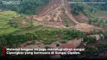 Detik-detik Terjadinya Longsor di Sumedang, 2 Hektare Sawah Rusak