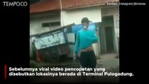 Viral Video Aksi Pencopetan di Terminal Pulogadung yang Terekam Warga