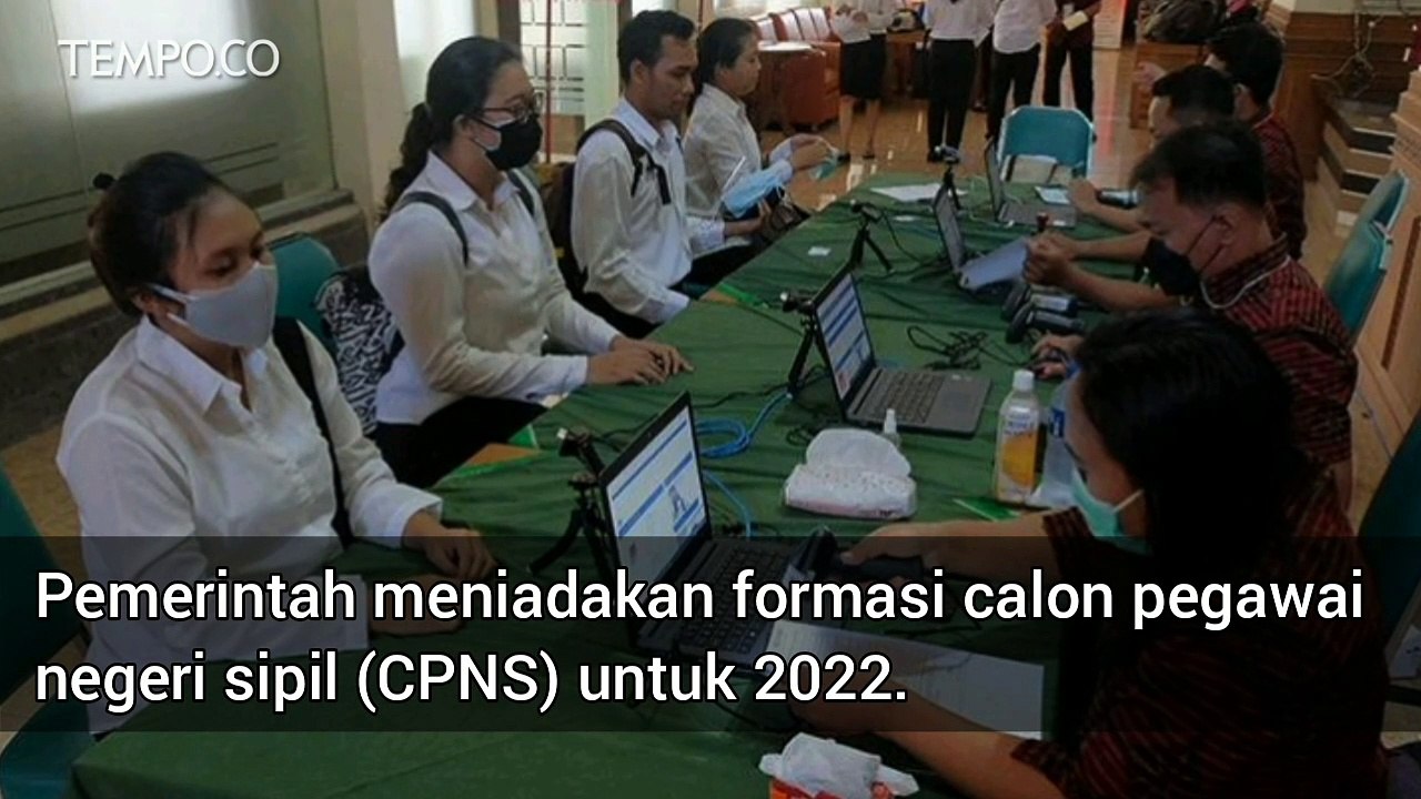 Menpan RB Tjahjo Ungkap 3 Pertimbangan Meniadakan Formasi CPNS 2022