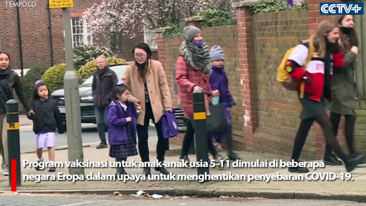 Negara di Eropa Mulai Jalani Vaksinasi Anak Usia 5-11 Tahun