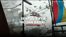 Hujan Deras di Kabupaten Bogor, Beberapa Kendaraan Tertimpa