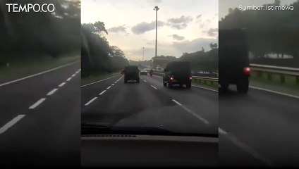 Kaca Spion Pecah Dipukul Paspampres, Ini Penjelasan Sebenarnya