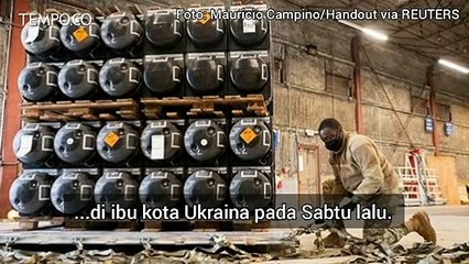 80 Ton Bantuan Senjata Kedua Dari Amerika Tiba di Ukraina