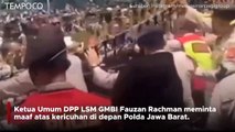 725 Anggota GMBI Diamankan Akibat Rusuh di Polda Jabar, Ketuanya Minta Maaf