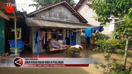 Ratusan warga Pekalongan Masih Mengungsi Karena Banjir