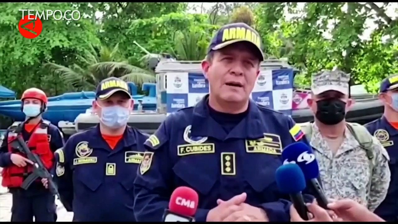 Patroli AL Kolombia Tangkap Kapal Selam Bermuatan 4 Ton Kokain