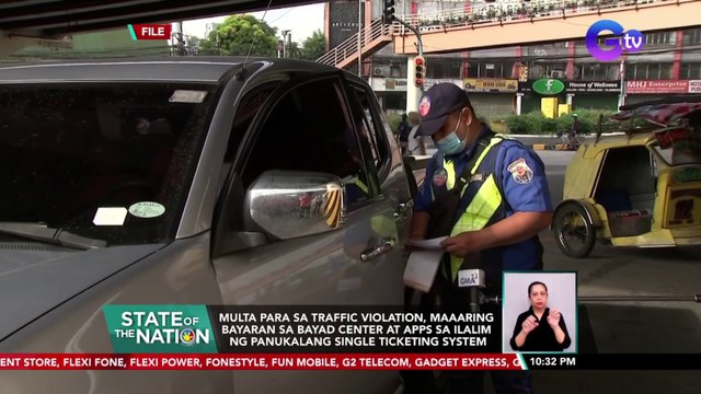 Multa sa ilang traffic violations sa Metro Manila, pinag-aaralang itaas sa ilalim ng panukalang single ticketing system | SONA