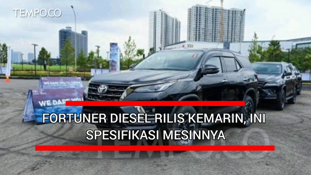 Fortuner Diesel Dirilis Kemarin, Ini Spesifikasi Mesinnya