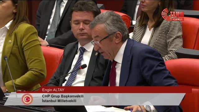 Engin Altay'dan Erdoğan'a: Sen Meclis'i ve Milleti Sisi'ye Düşman Yapıyorsun, Sonra Sen 'Kanka' Oluyorsun. Bu, Bir Yaman Çelişkidir