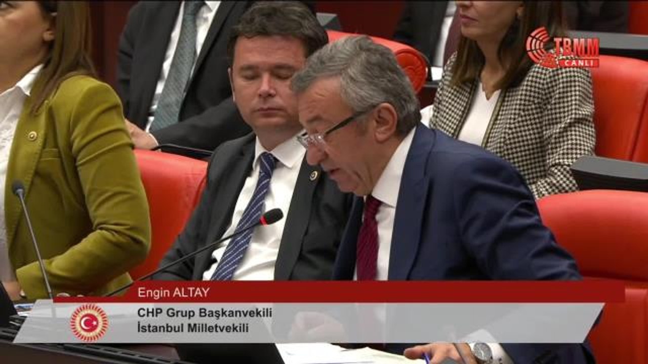 Engin Altay'dan Erdoğan'a: "Sen Meclis'i ve Milleti Sisi'ye Düşman Yapıyorsun, Sonra Sen 'Kanka' Oluyorsun. Bu, Bir Yaman Çelişkidir"