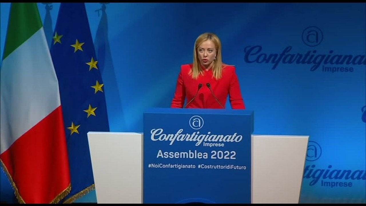 Meloni: noi, spero per 5 anni, saremo gli "artigiani d'Italia"