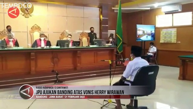 Divonis Seumur Hidup, JPU Ajukan Banding untuk Herry Wirawan
