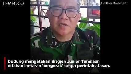 KSAD Dudung Angkat Bicara Soal Penahanan Brigjen Junior Tumilaar
