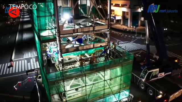 Proyek MRT Jakarta Koridor HI-Kota Capai 34,58 Persen