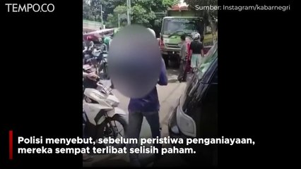 Viral Sopir Truk Dibanting Pria Berbadan Kekar, Polisi Buru Pelaku