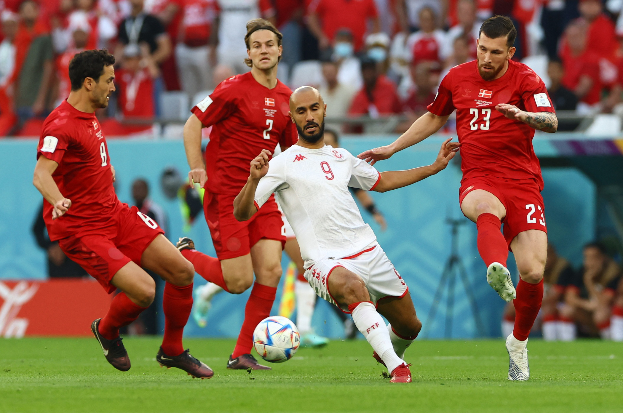 Coupe du Monde 2022 : La Tunisie tient tête au Danemark !