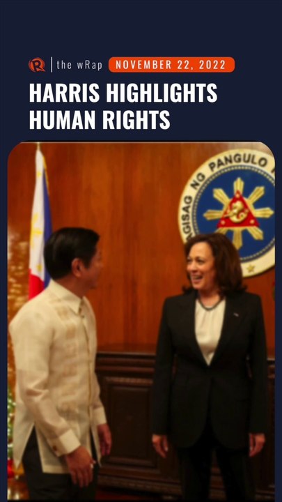 Harris underscored respect for human rights, press freedom in Marcos meeting