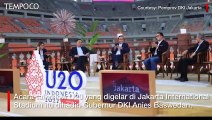 Saat Ridwan Kamil Adu Pinalti Bareng Anies Baswedan di JIS