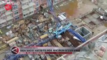 Badai Hantam Polandia, Robohkan Crane 20 Meter dan Rusak Ratusan Rumah