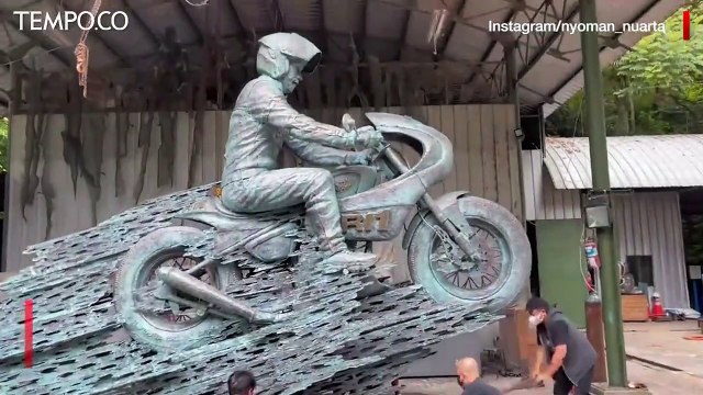 Patung Jokowi Karya Nyoman Nuarta Segera Dipasang di Sirkuit Mandalika