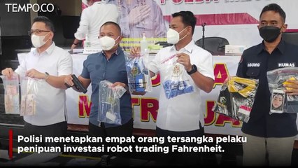 Polisi Amankan Dalang Robot Trading Fahrenheit Bodong, Janjikan Untung 80%