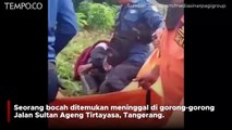 Jasad Bocah yang Jatuh ke Gorong gorong di Tangerang Ditemukan