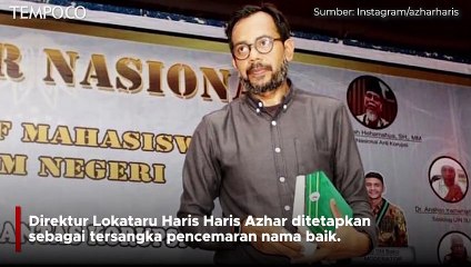 Haris Azhar Jadi Tersangka Usai Dilaporkan Luhut, Ajukan Praperadilan