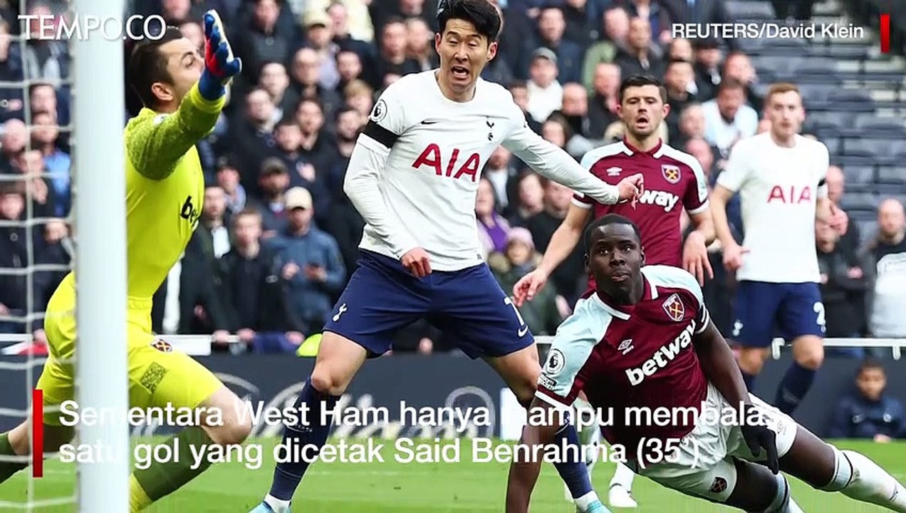 Liga Inggris Tottenham Hajar West Ham 3 1 Son Heung Min Penentu Kemenangan