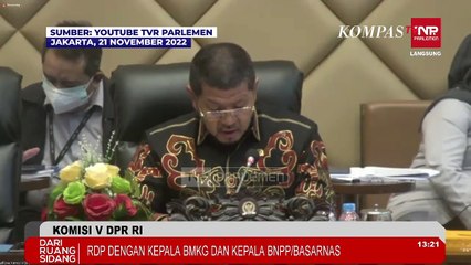 Momen Pimpinan Komisi V DPR Roberth Rauw Tertawakan Ketua BMKG Berlindung di Bawah Meja Saat Gempa