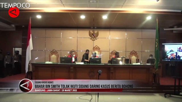 Terdakwa Kasus Berita Bohong Bahar bin Smith Tolak Ikut Sidang Daring