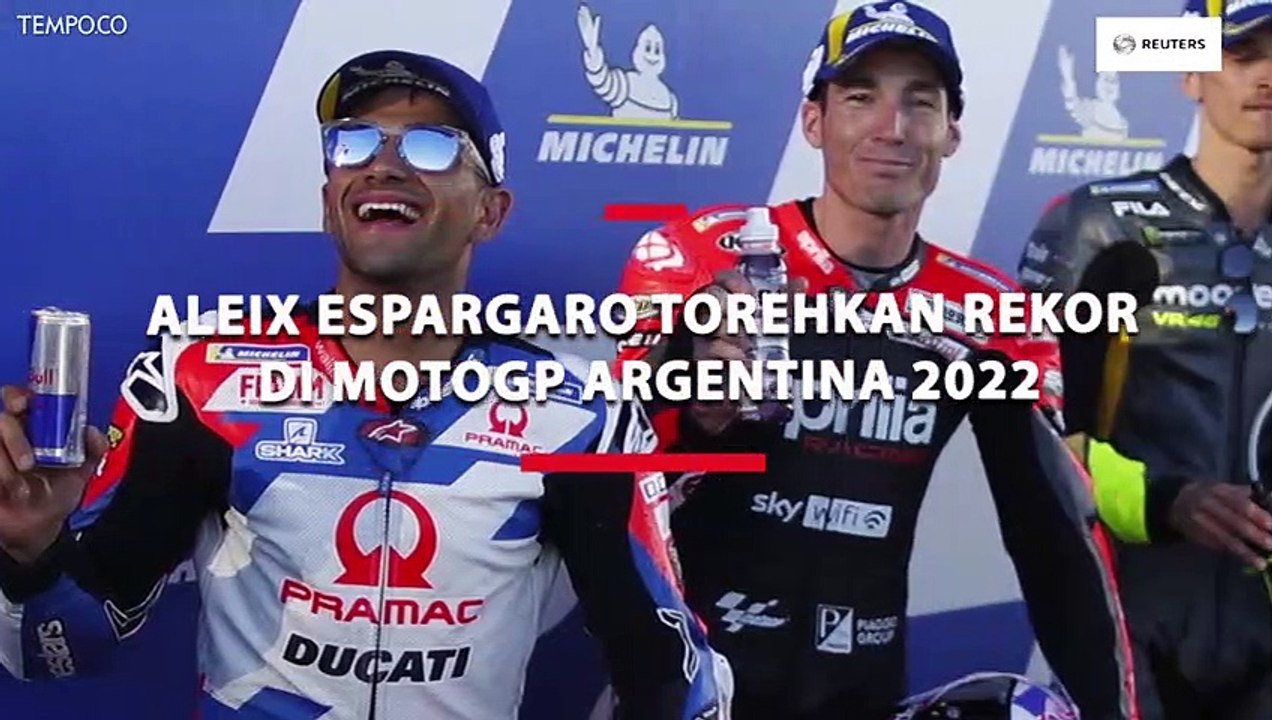 Aleix Espargaro Torehkan Rekor di MotoGP Argentina 2022 - video Dailymotion