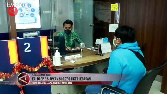 KAI Daop 8 Jawa Timur Siapkan 516.780 Tiket Kereta Api Lebaran