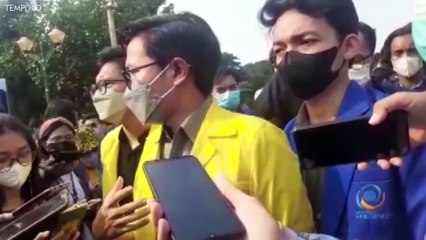 Aksi Aliansi Mahasiswa Indonesia Tolak Presiden 3 Periode