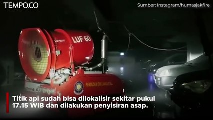 Begini Suasana Basement Apartemen Bassura Usai Kebakaran